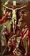 El Greco Christus am Kreuz, mit Maria, Johannes und Maria Magdalena France oil painting artist